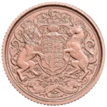 Moneda de Oro Británica Half Sovereign Carlos III 2022 1/2 oz .9167 – Escudo Real Memorial